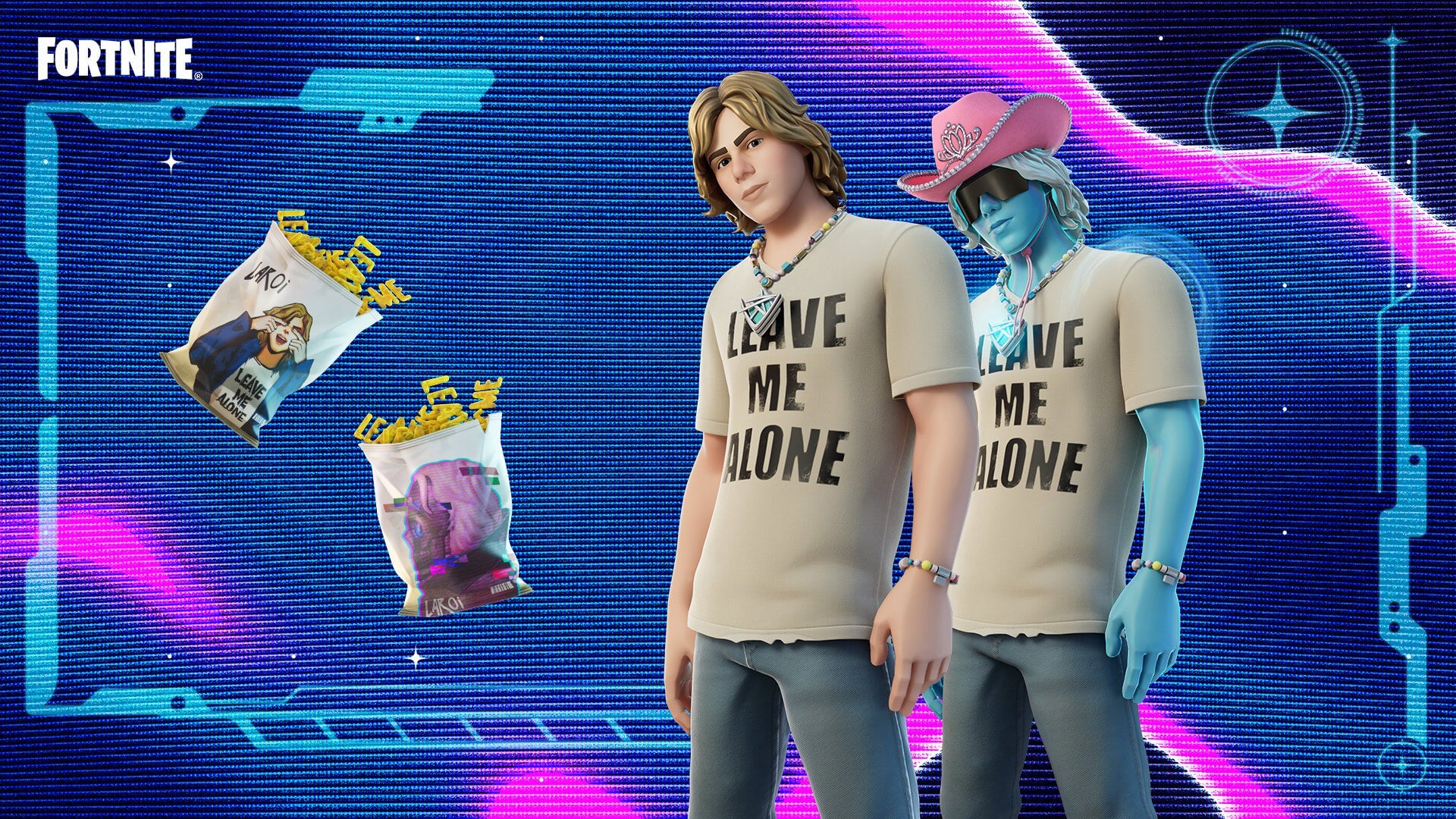 Fortnite x The Kid LAROI outfit and sprays