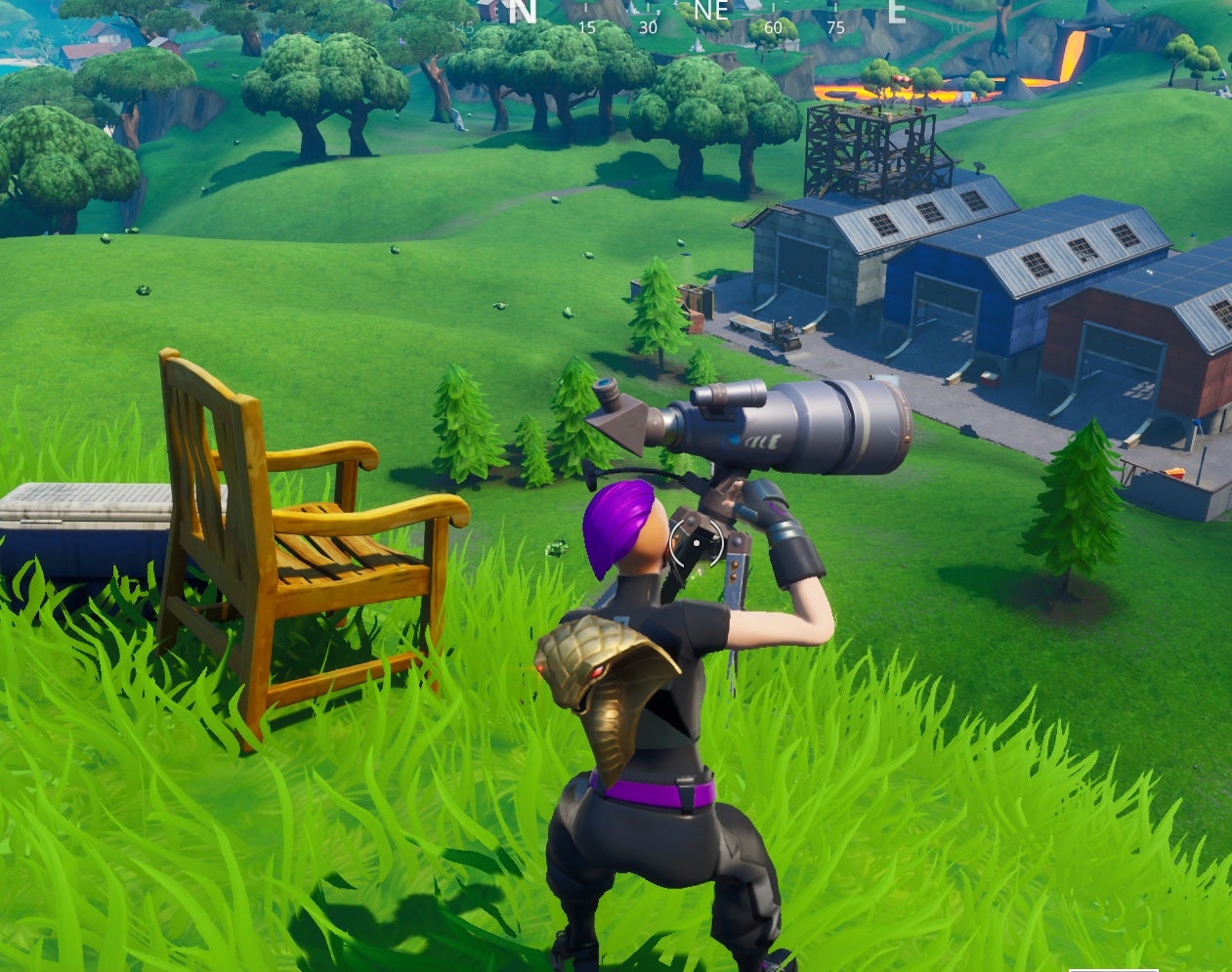 Image for Fortnite: Dance at different telescopes in a single match