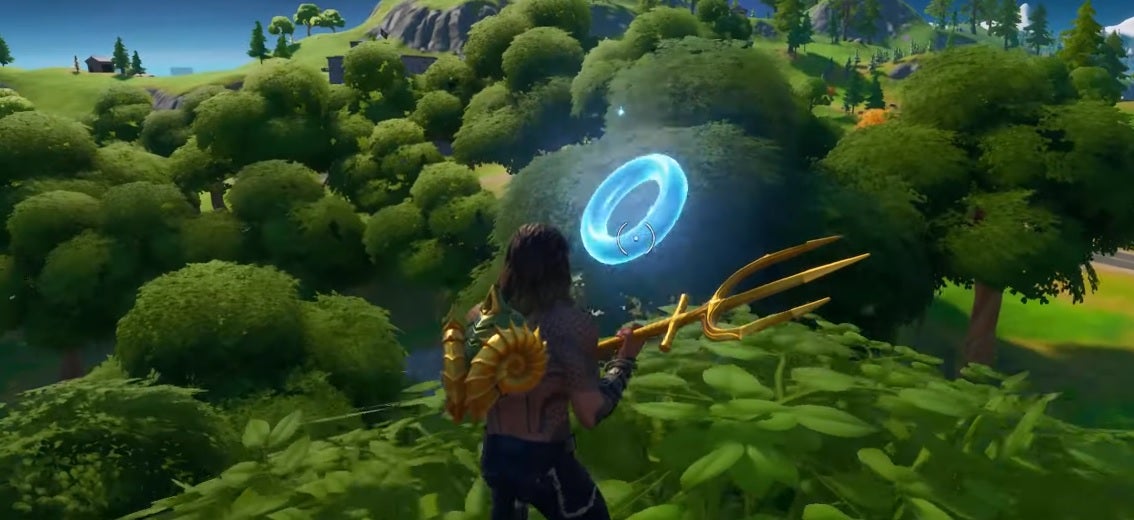 Fortnite Chapter 2 Season 3 Where to find floating rings at Weeping Woods VG247