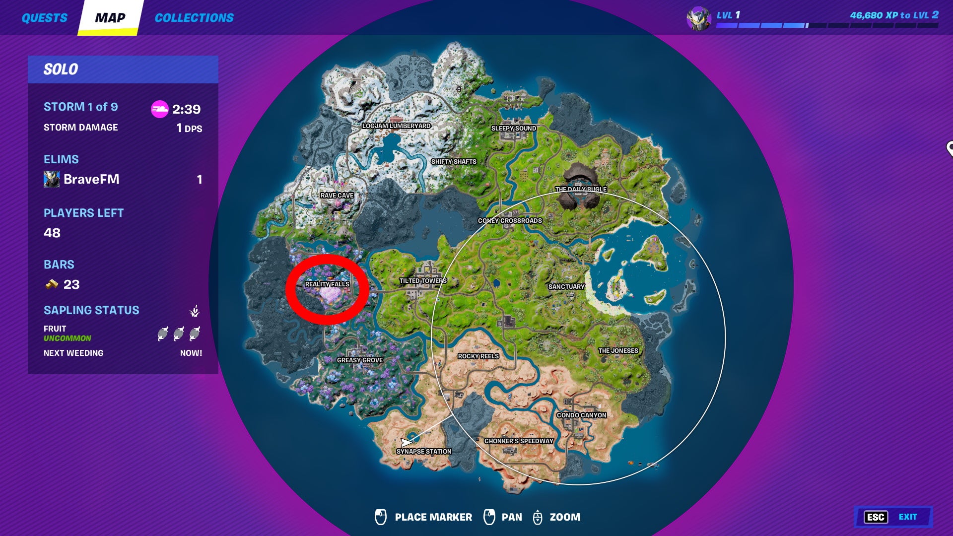 Where to find Reality Seeds in Fortnite and what Reality Saplings are for - 97