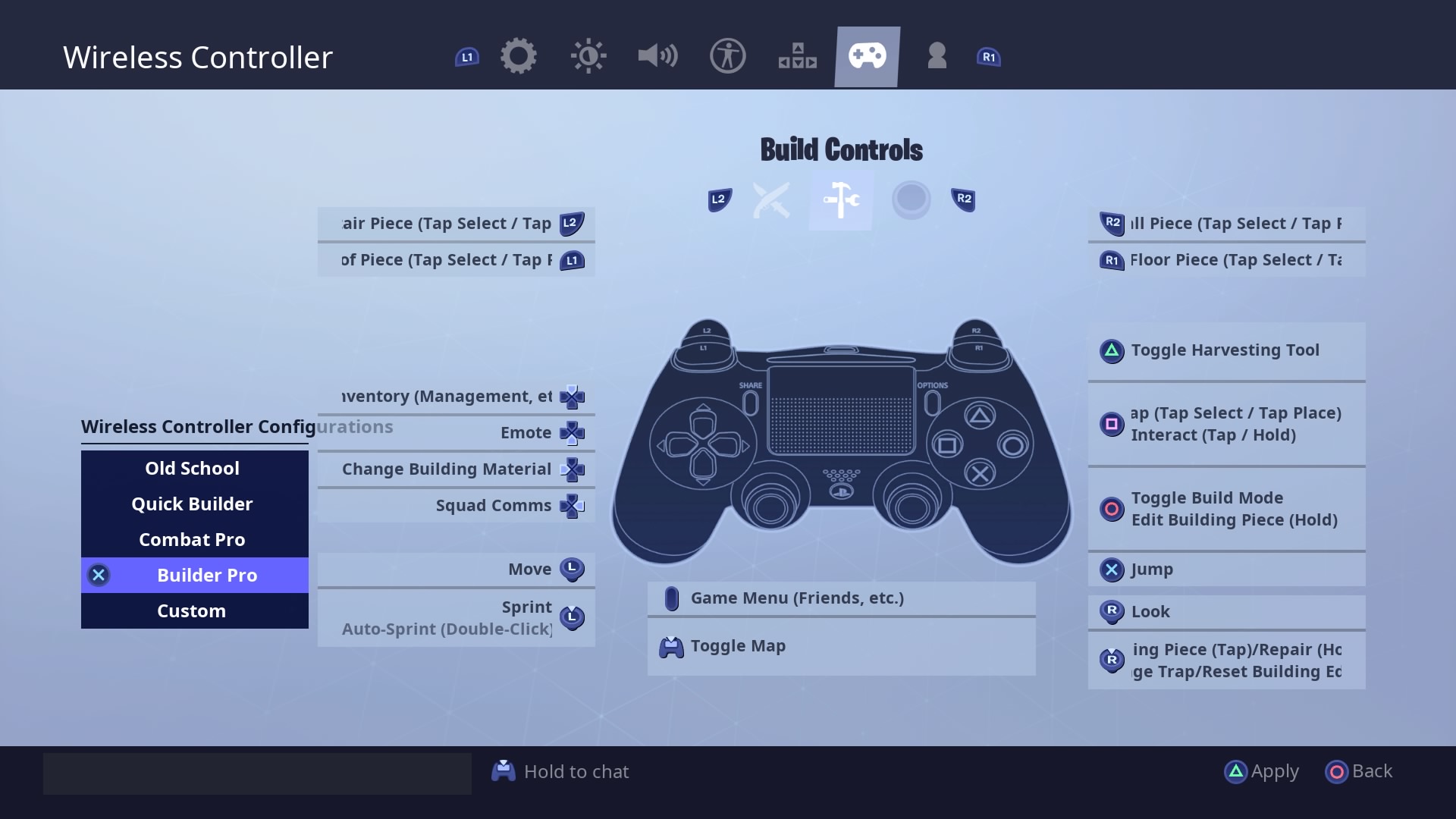 best button layout for fortnite mac