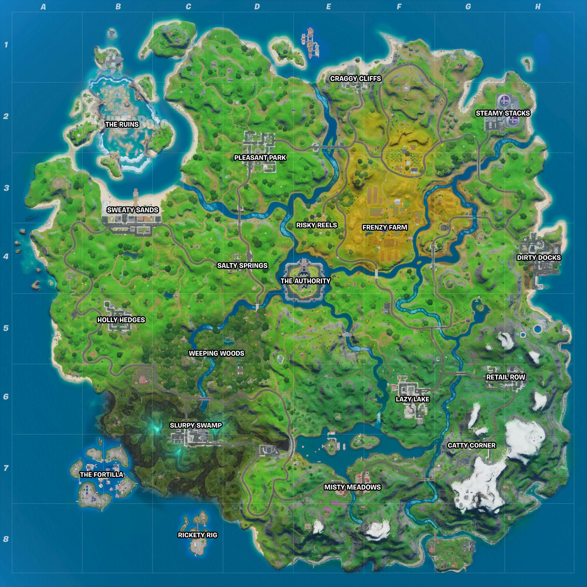 Fortnite s Season 3 map hides an island underwater - 16