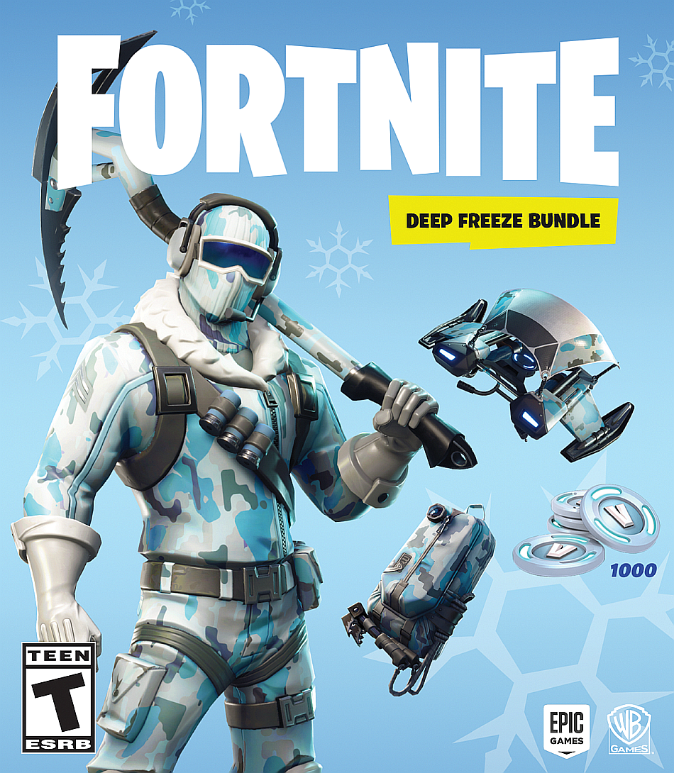 Image for Fortnite: Deep Freeze Bundle is a retail version of Fortnite Battle Royale out in November