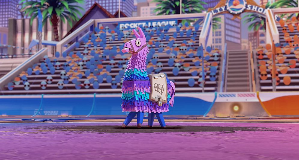 Image for Fortnite and Rocket League crossover event Llama-Rama kicks off this weekend