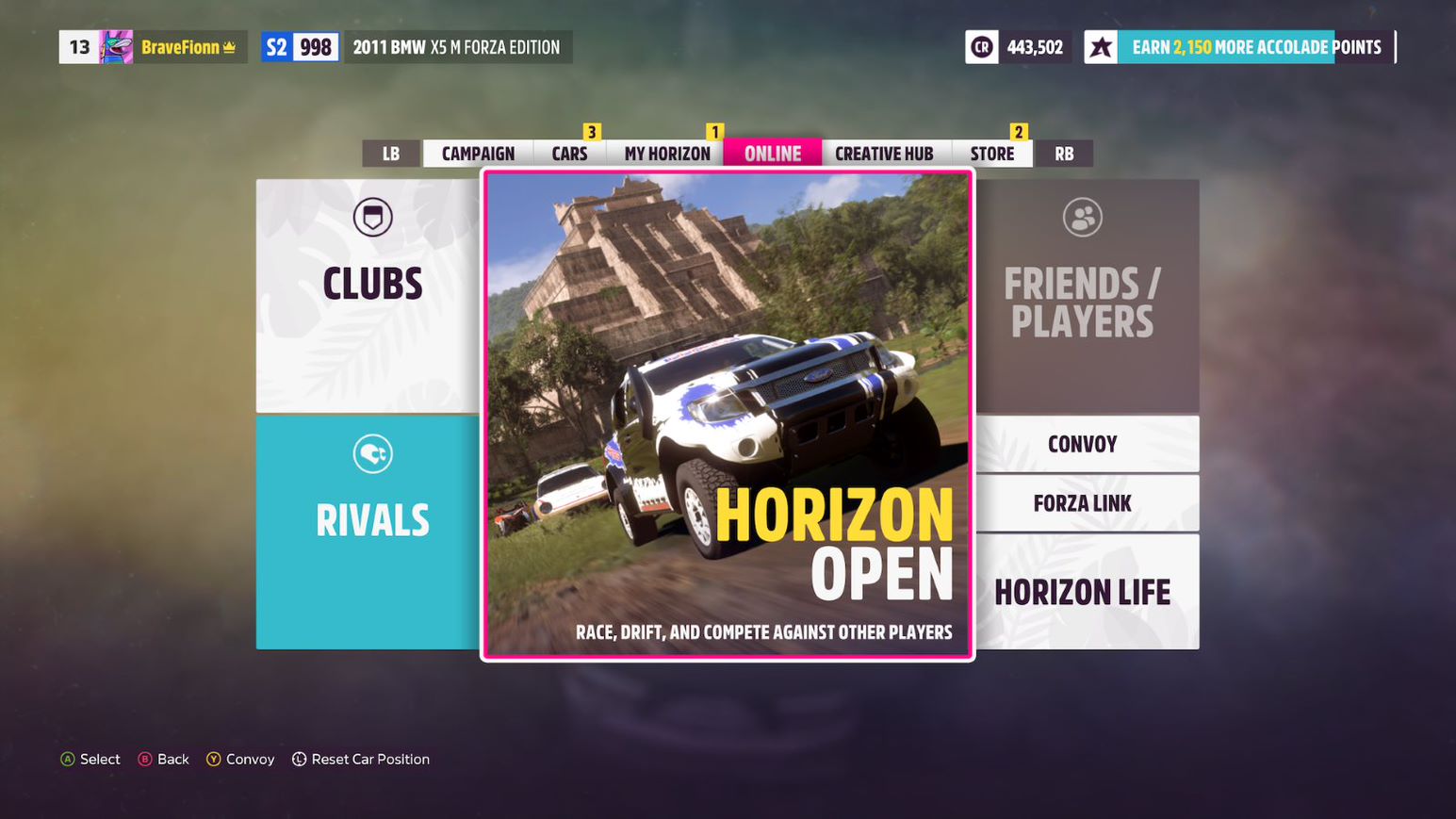 turn on co-op campaign forza horizon pc turn on co-op campaign forza horizon pc