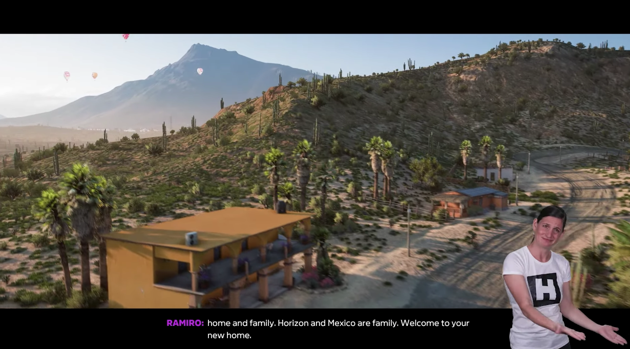Image for Forza Horizon 5 adding sign language interpreters for cutscenes