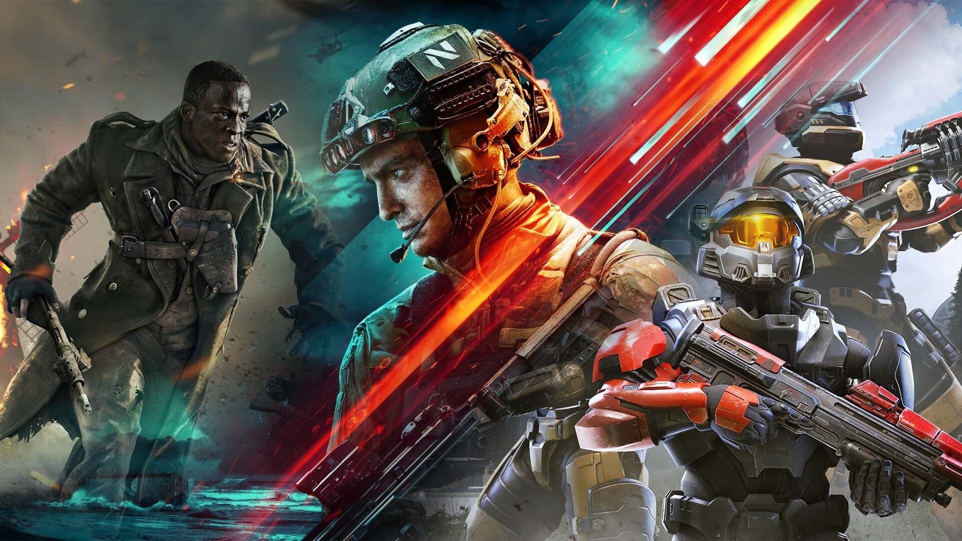 Image for 2021 FPS Showdown: Battlefield 2042 vs Call of Duty: Vanguard vs Halo Infinite