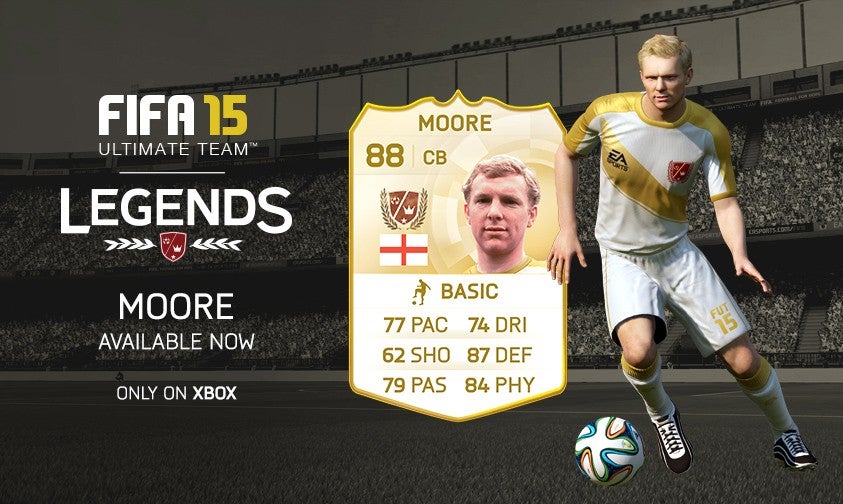 Image for England's Bobby Moore added to FIFA 15 Ultimate Team Legends