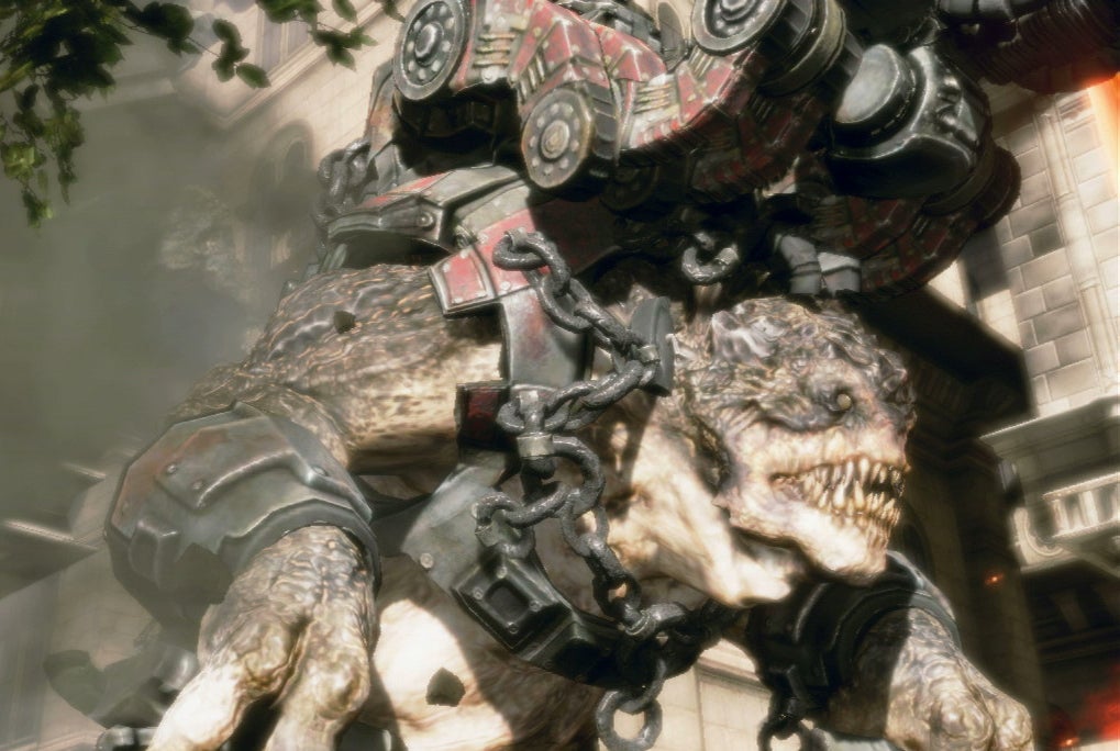 Image for Gears of War studio head wants to see the Brumak in Monster Hunter World