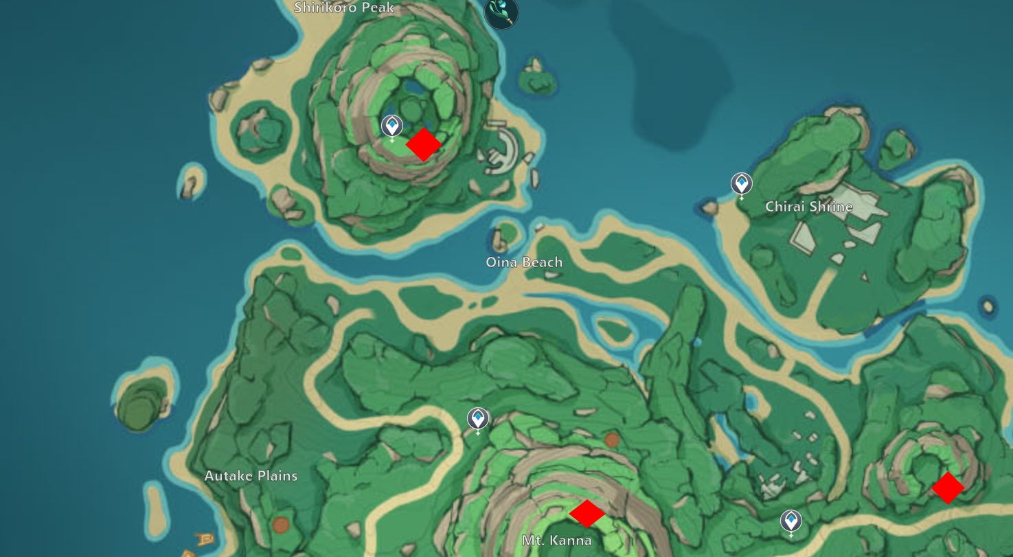 Genshin Impact Star Shaped Gems and where to find Electro Seelies - 14