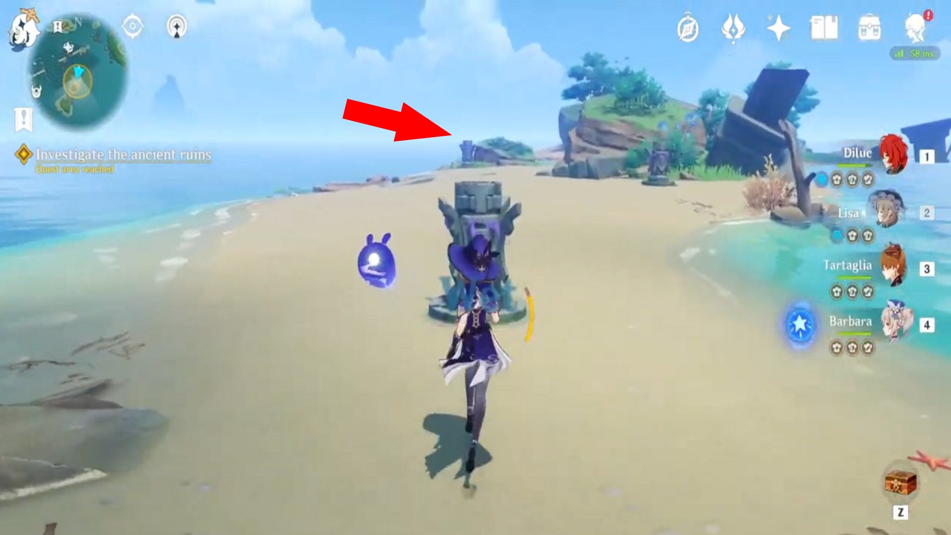 Genshin Impact investigate the ruins guide and how to solve investigate the ruins - 67