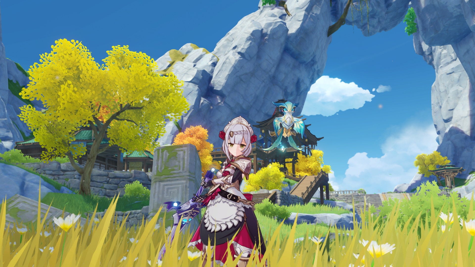 The best Genshin Impact Noelle build, weapons, artifacts, and Noelle