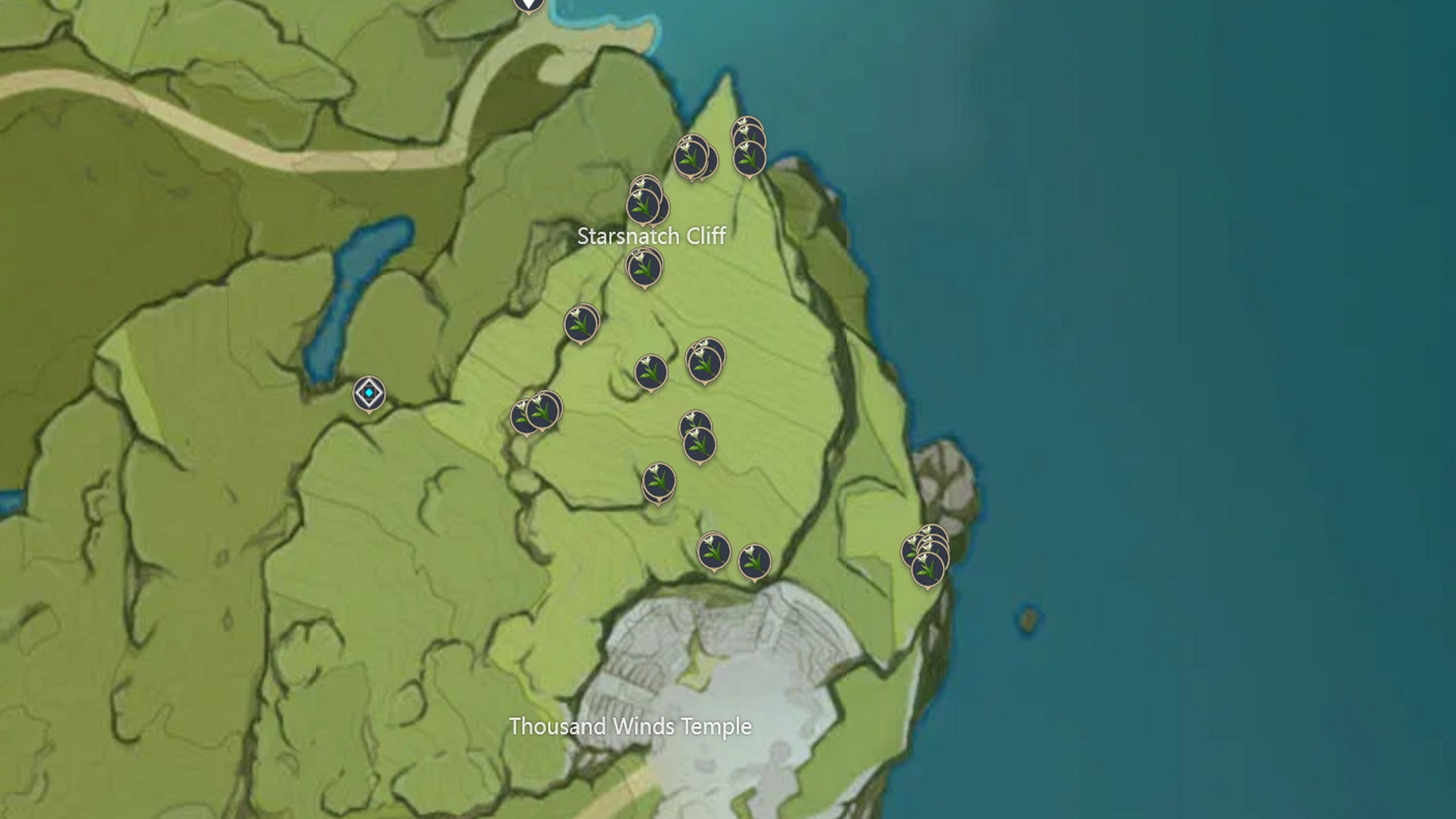 Genshin Impact Cecilia locations and Cecilia farming tips - 80