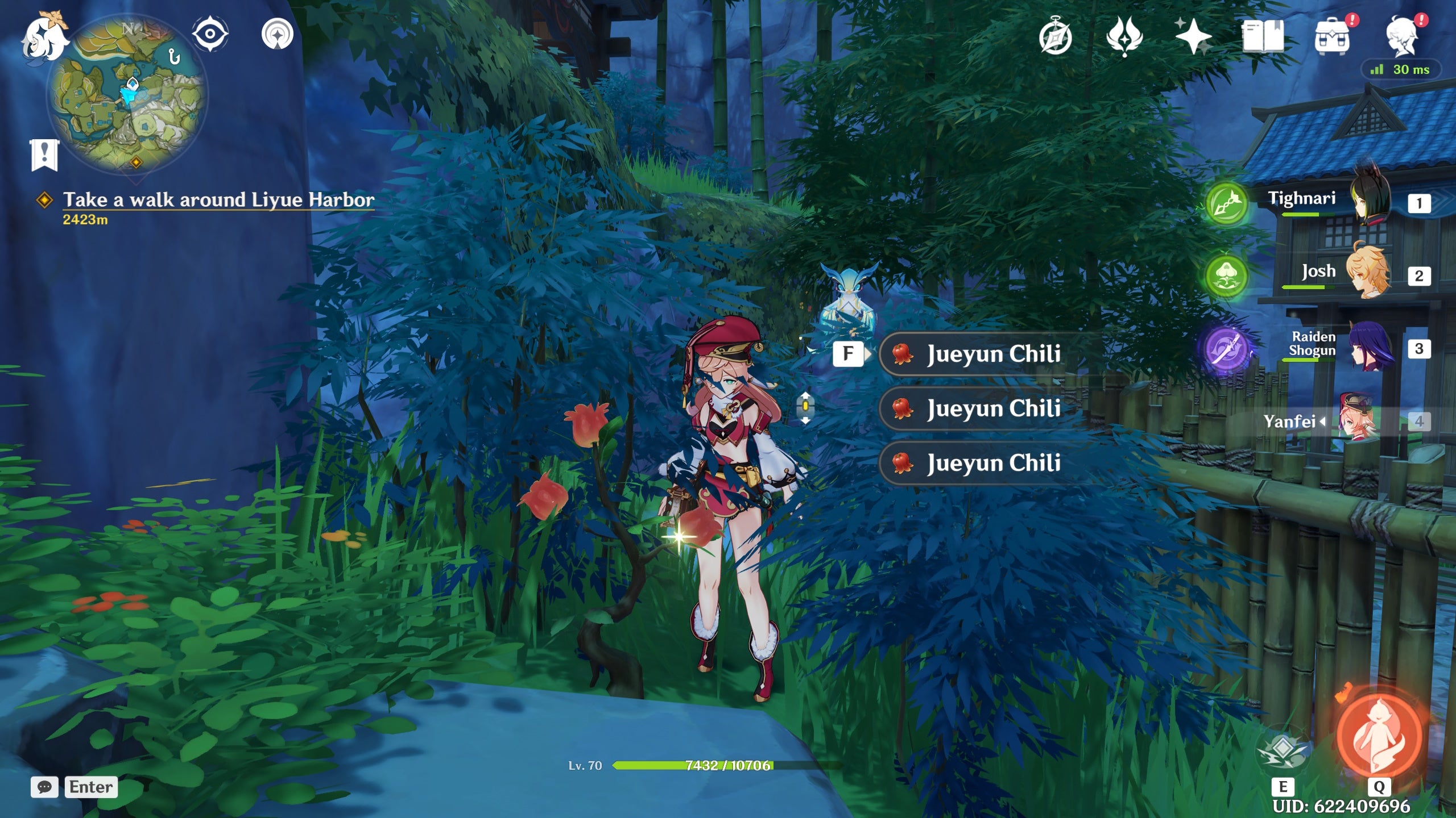 Genshin Impact Jueyun Chili locations and Jueyun Chili farming tips - 33