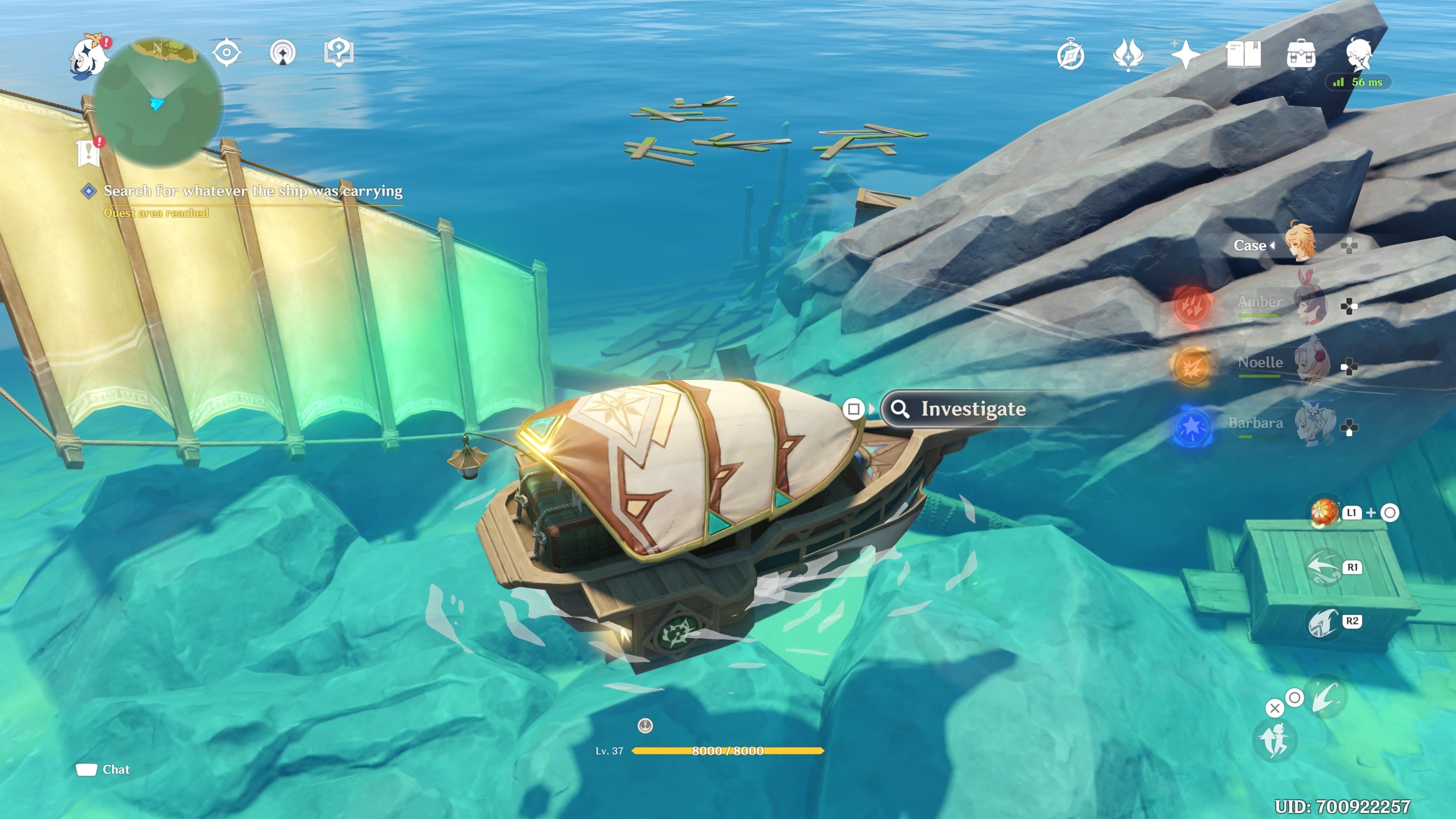 Genshin Impact  From Outer Lands   All shipwreck locations - 89