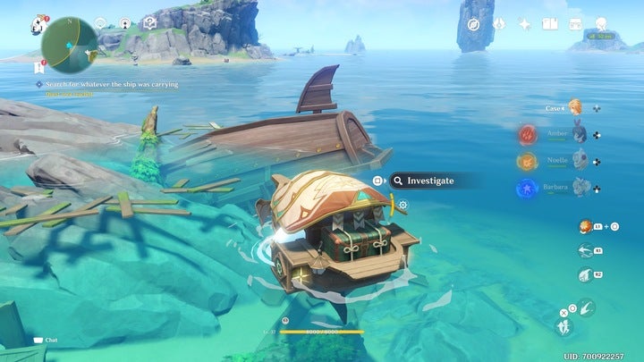 Genshin Impact  From Outer Lands   All shipwreck locations - 48