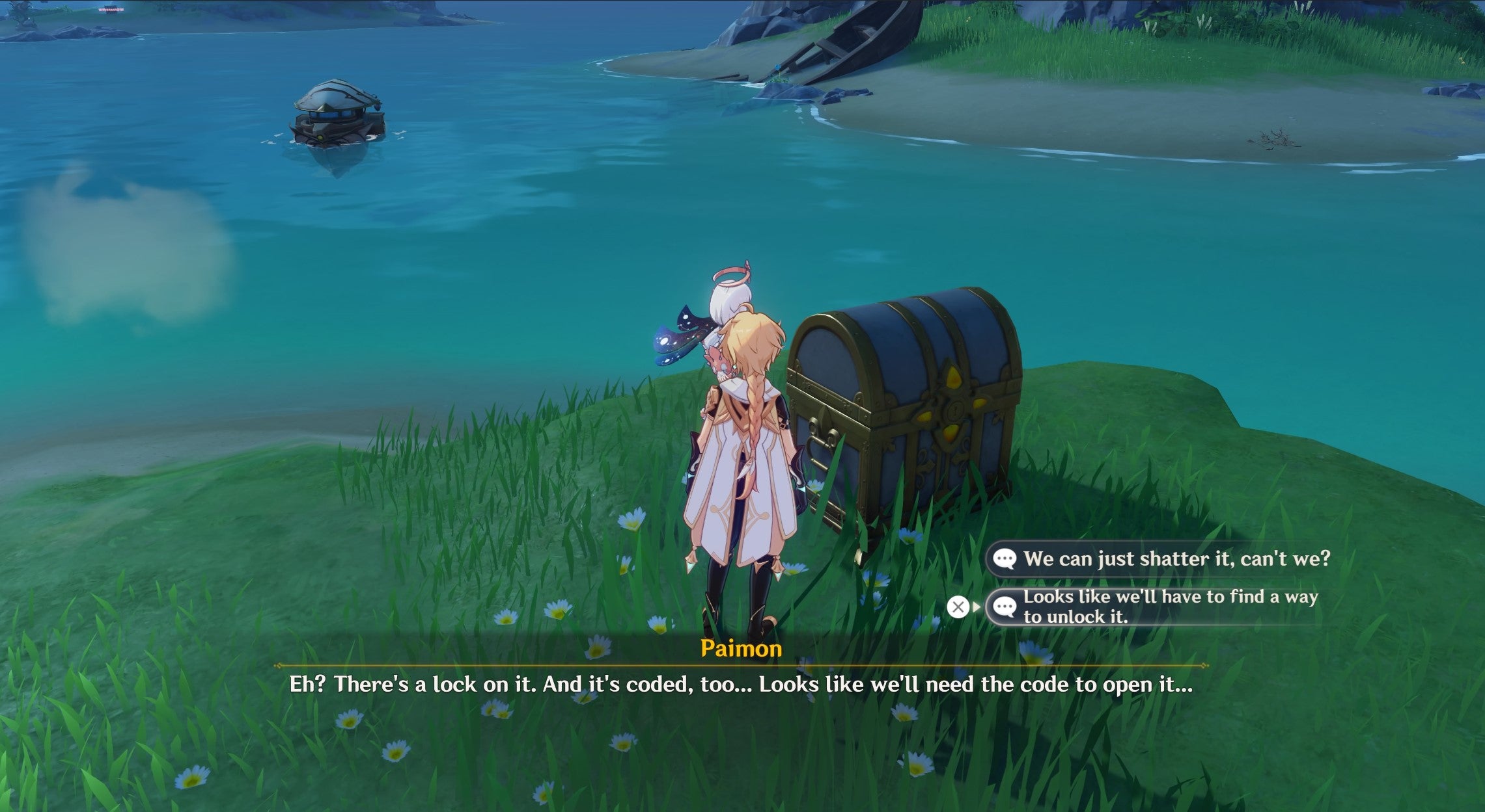 Genshin Impact They Who Hear the Sea How to unlock the Treasure Chest