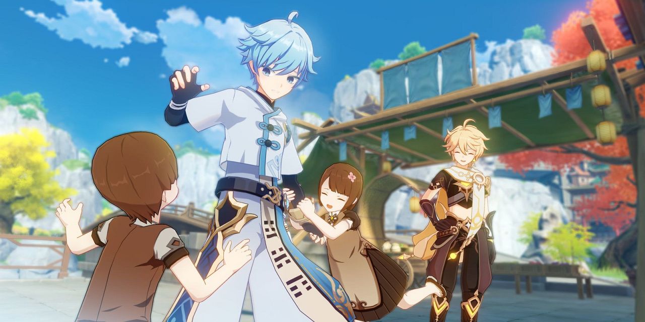 Genshin Impact s 1 4 update includes a new four star character  more festival fun - 99