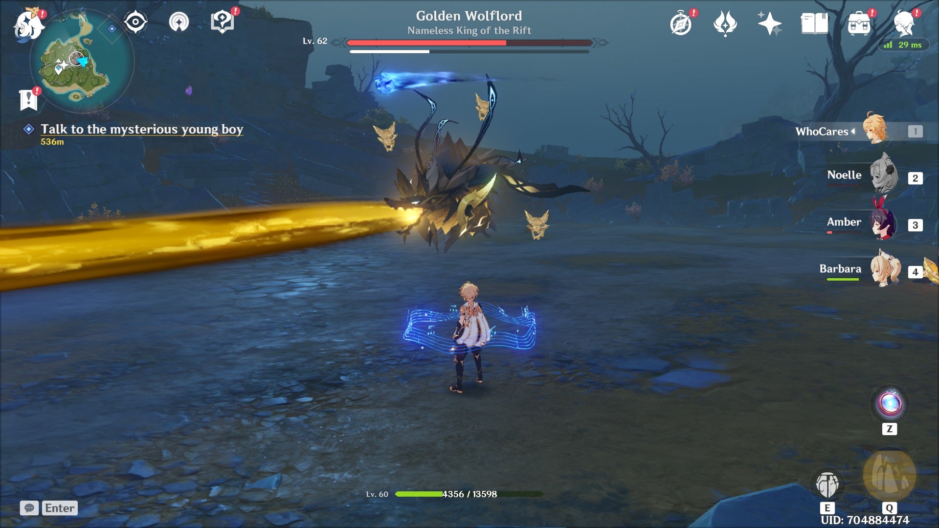 How to take down the Golden Wolflord in Genshin Impact - 70