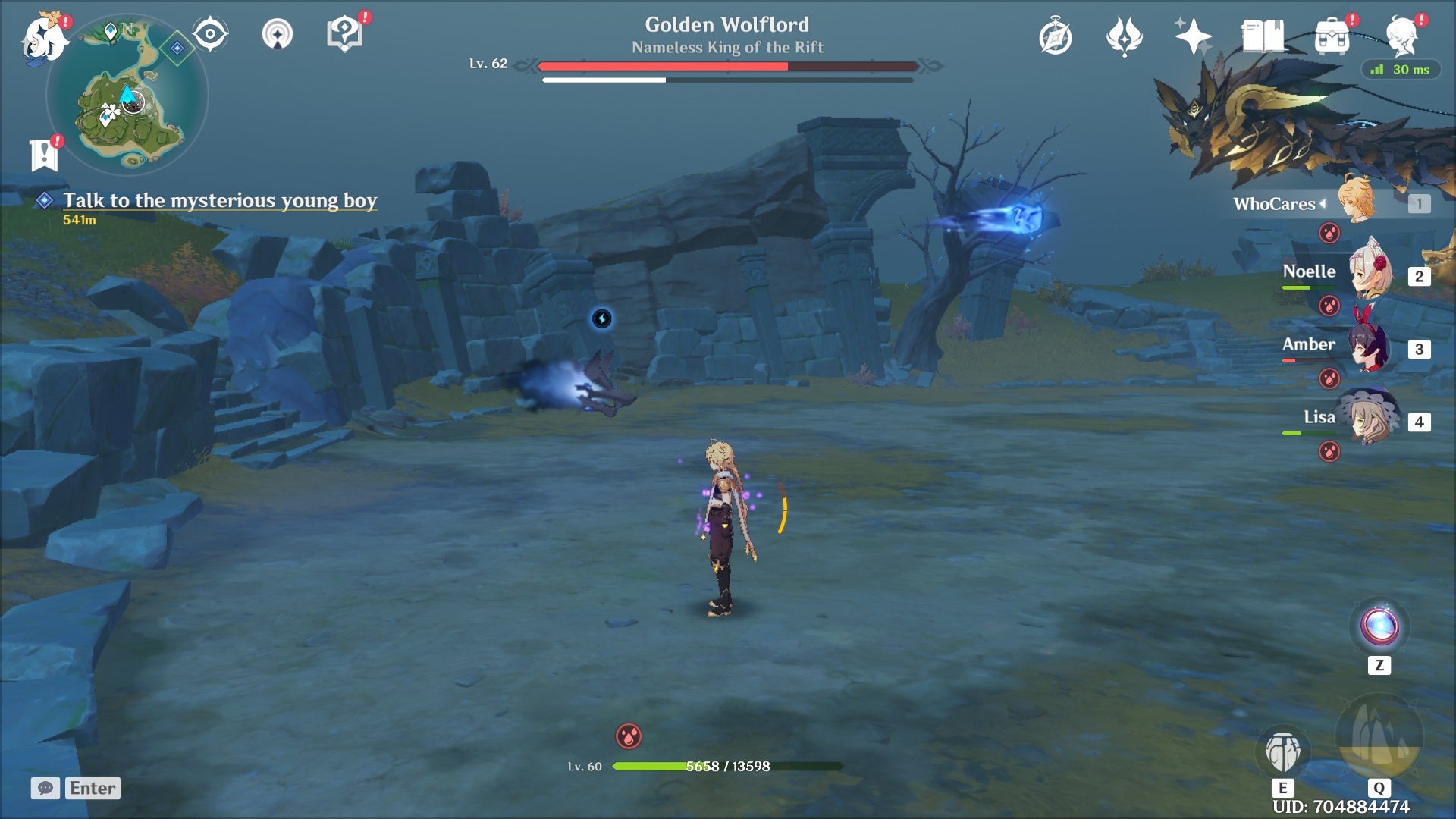 How to take down the Golden Wolflord in Genshin Impact - 94