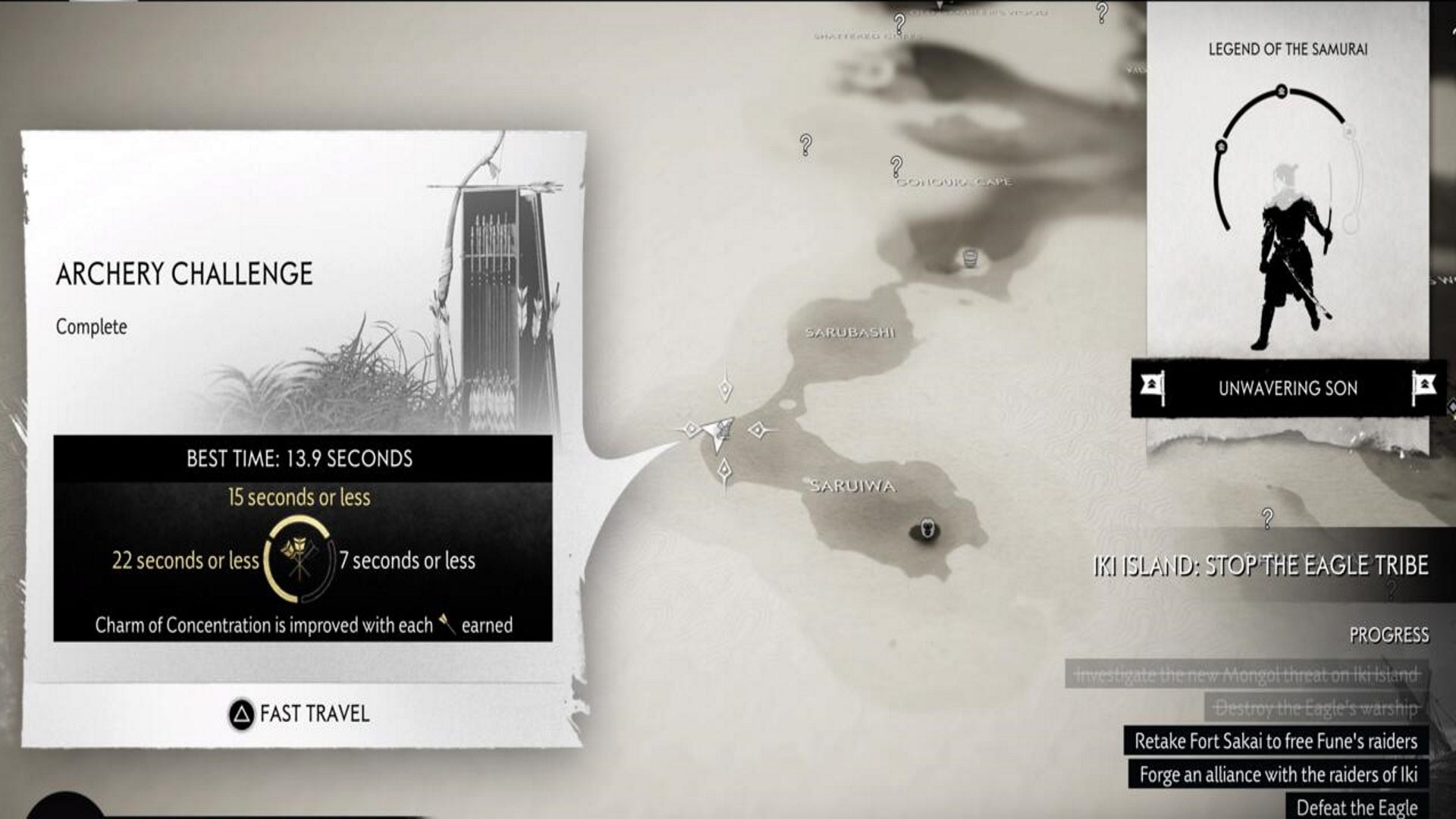 Ghost of Tsushima Archery Challenge guide  All Archery Challenge locations - 78