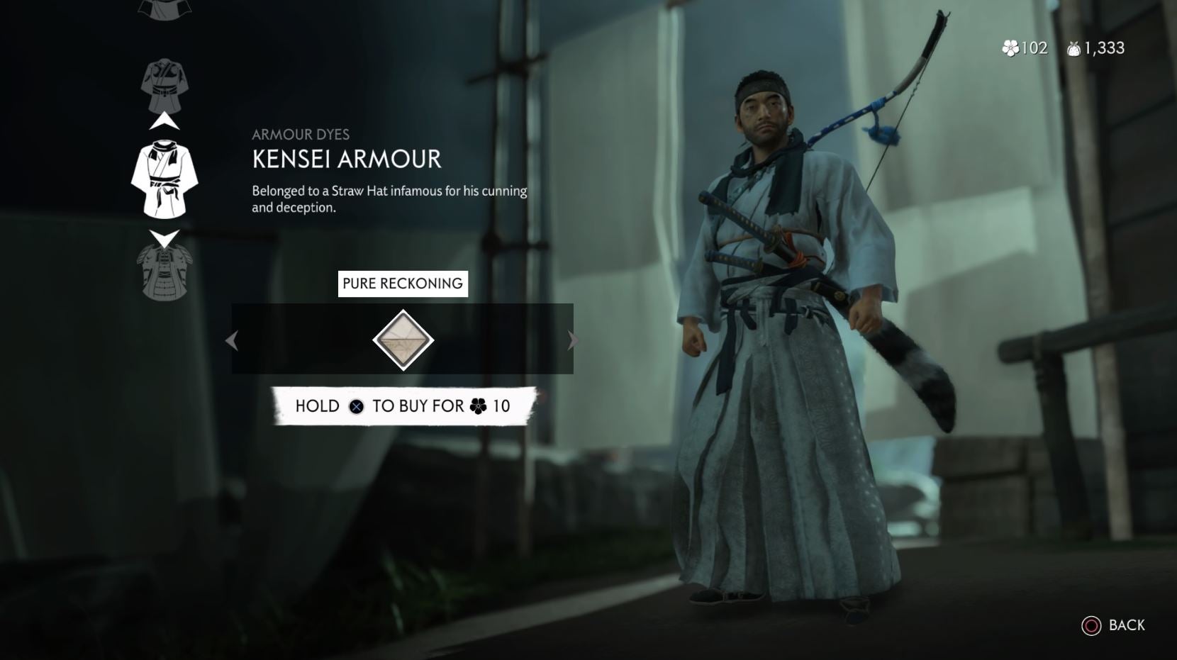 Ghost of Tsushima Best Armor   All Armor Dyes and Sets - 89