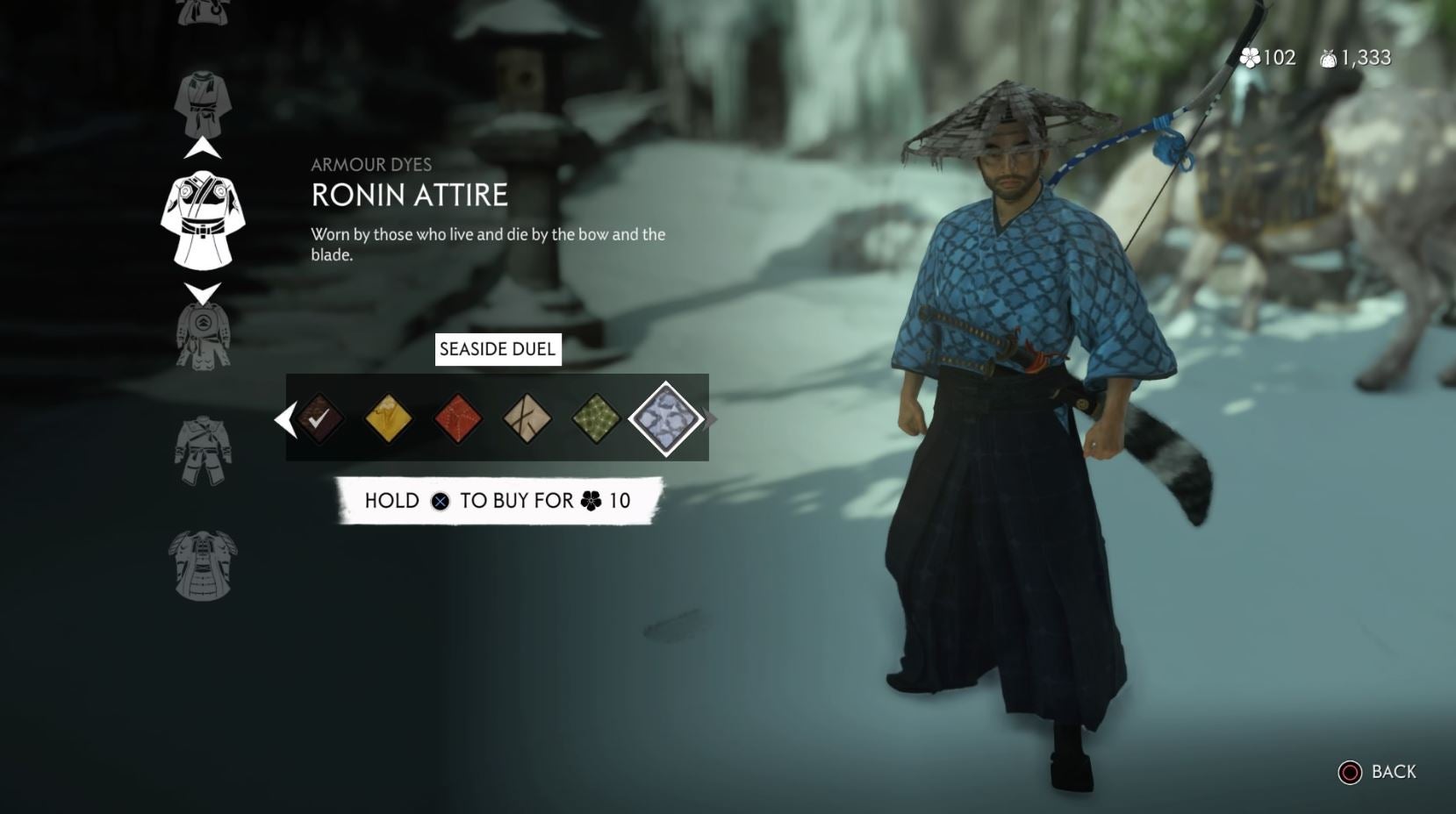 Ghost of Tsushima Best Armor   All Armor Dyes and Sets - 36