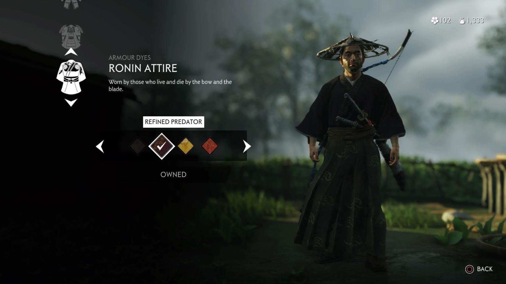 Ghost of Tsushima Best Armor   All Armor Dyes and Sets - 15