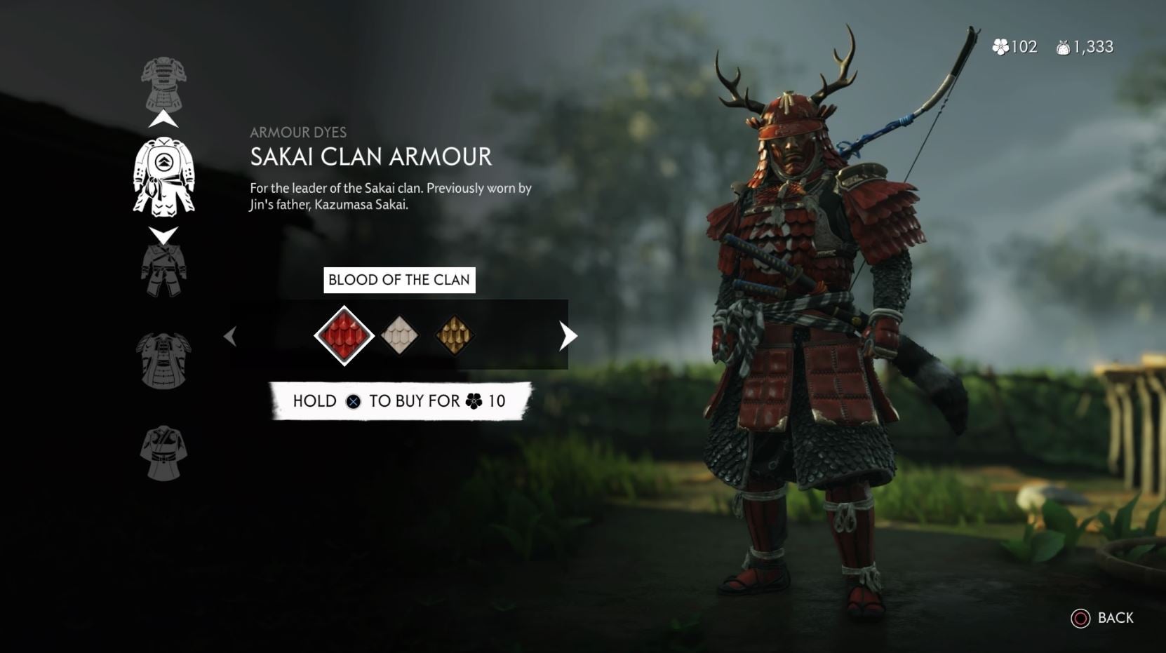 Ghost of Tsushima Best Armor   All Armor Dyes and Sets - 98