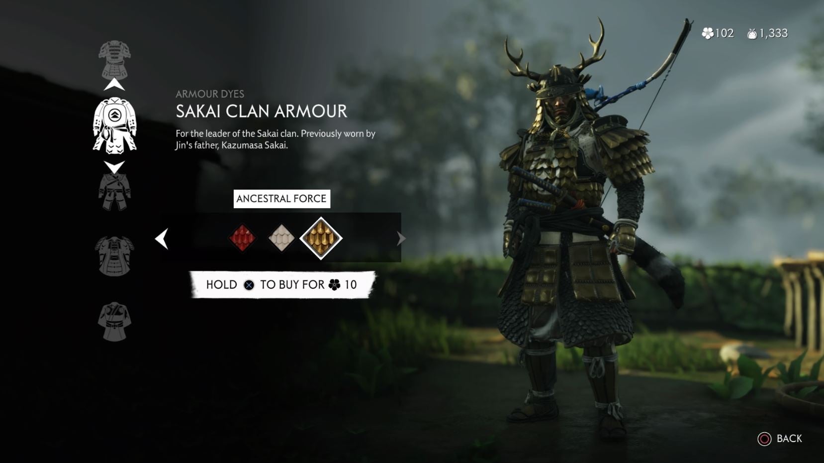 Ghost of Tsushima Best Armor   All Armor Dyes and Sets - 59