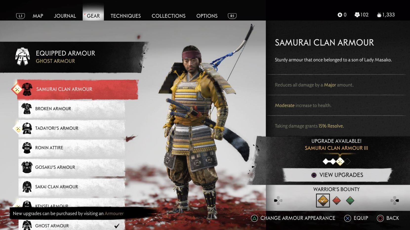 Ghost of Tsushima Best Armor   All Armor Dyes and Sets - 54