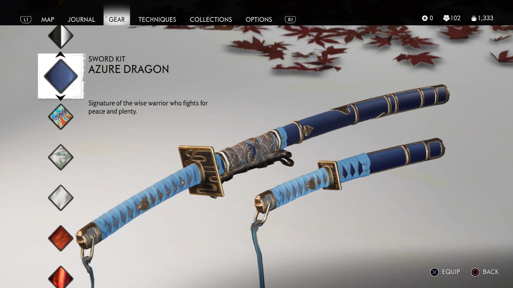 Ghost of Tsushima Full map   where to find every sword kit  vanity item and secret hat easter egg - 97