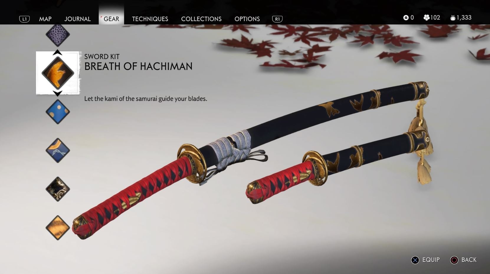 Ghost of Tsushima Full map   where to find every sword kit  vanity item and secret hat easter egg - 24