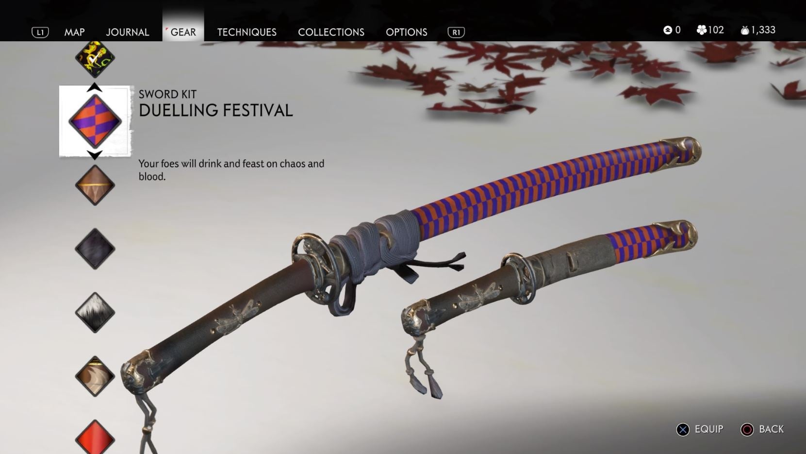 Ghost of Tsushima Full map   where to find every sword kit  vanity item and secret hat easter egg - 2