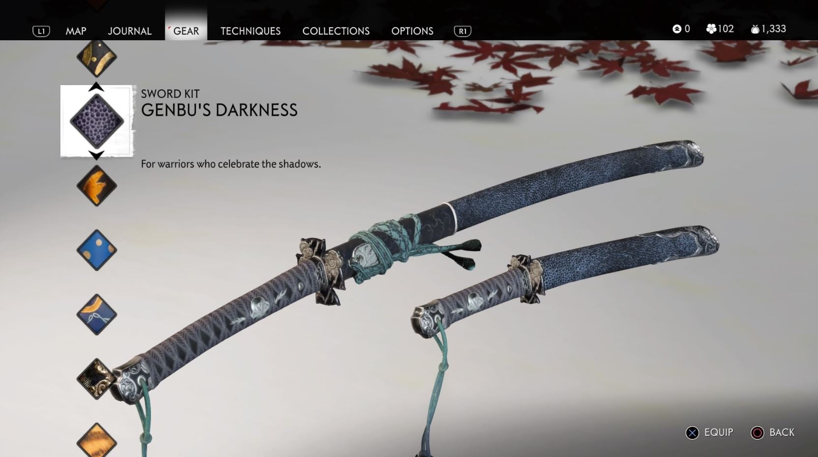 Ghost of Tsushima Full map   where to find every sword kit  vanity item and secret hat easter egg - 18