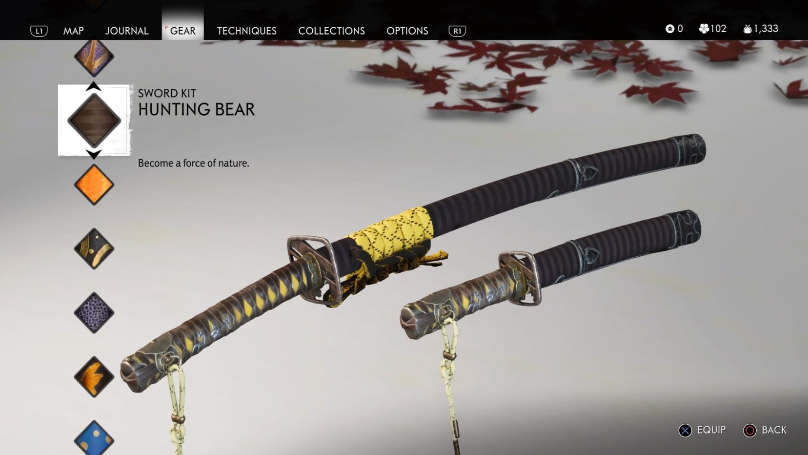 Ghost of Tsushima Full map   where to find every sword kit  vanity item and secret hat easter egg - 66