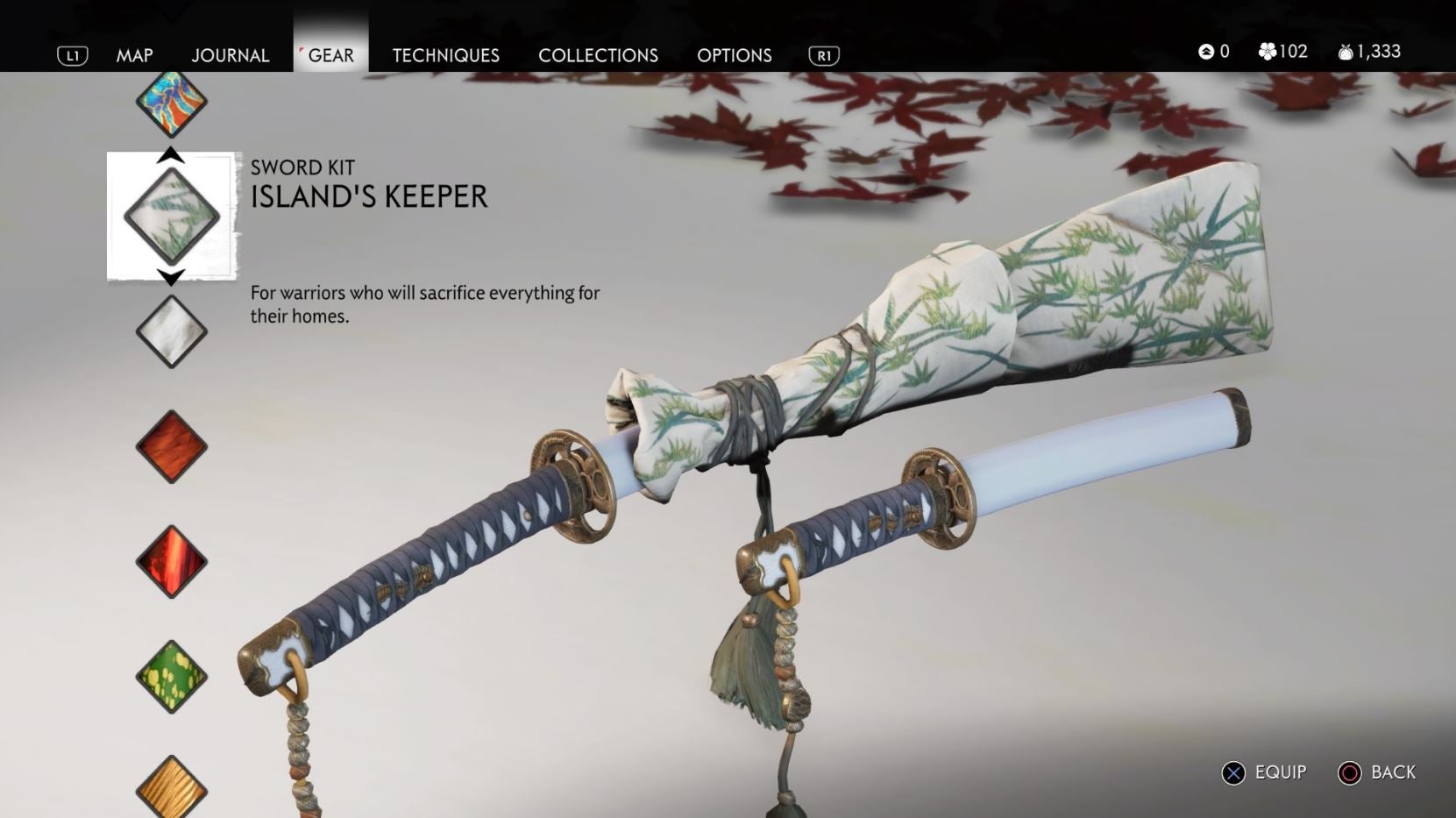 Ghost of Tsushima Full map   where to find every sword kit  vanity item and secret hat easter egg - 19