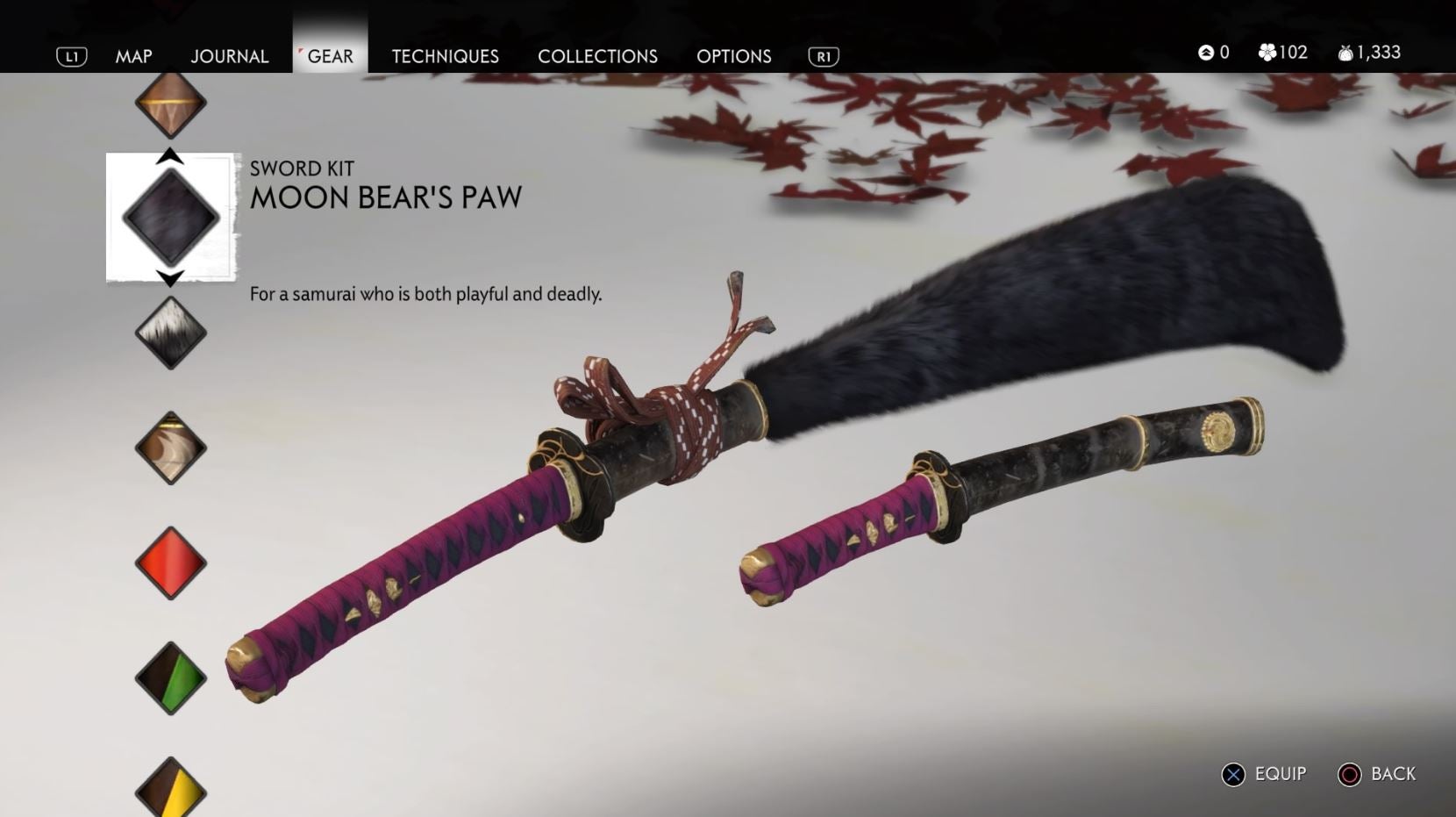 Ghost of Tsushima Full map   where to find every sword kit  vanity item and secret hat easter egg - 40