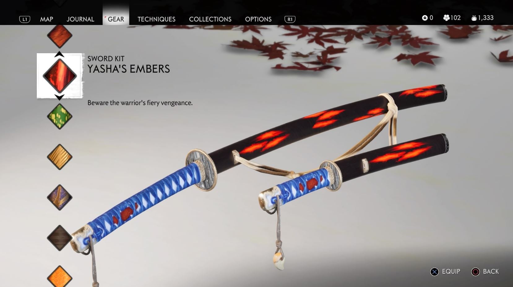 Ghost of Tsushima Full map   where to find every sword kit  vanity item and secret hat easter egg - 20