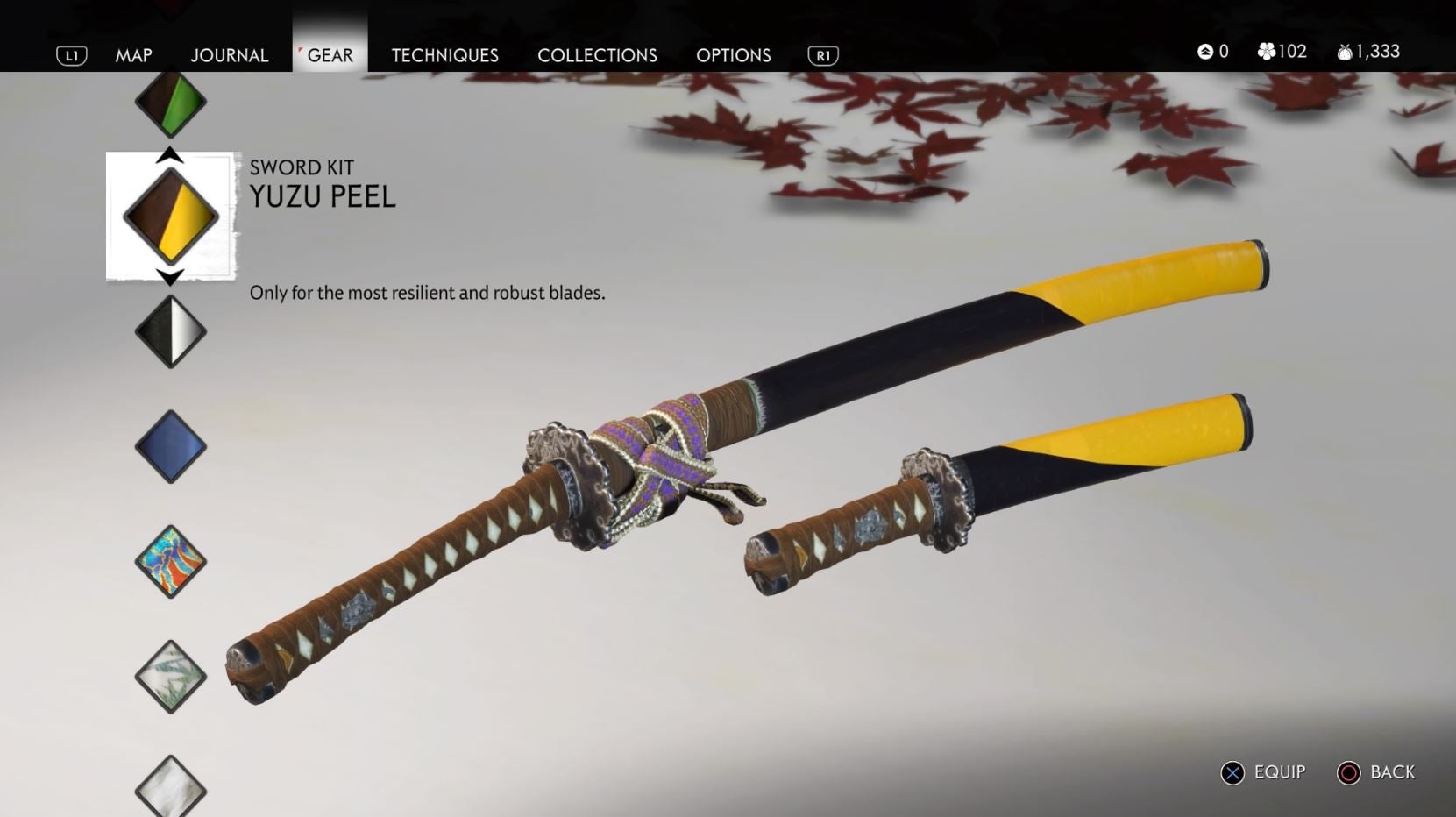 Ghost of Tsushima Full map   where to find every sword kit  vanity item and secret hat easter egg - 39