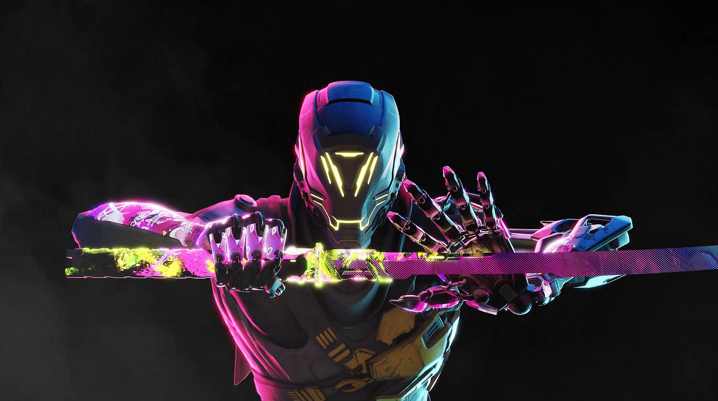 Image for Ghostrunner update adds two new modes and a some neon to the game