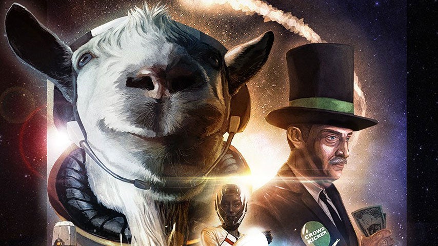 Image for What in the hell is happening in this Goat Simulator space DLC