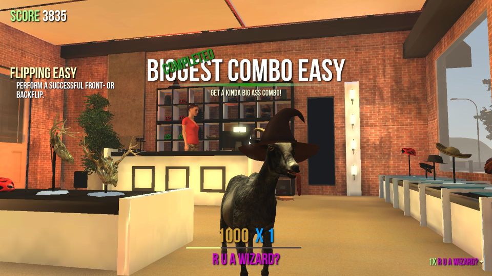 Split screen multiplayer release date announced for Goat Simulator | VG247