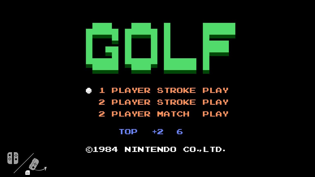 Image for Every Nintendo Switch has a hidden NES emulator, a copy of Golf - report