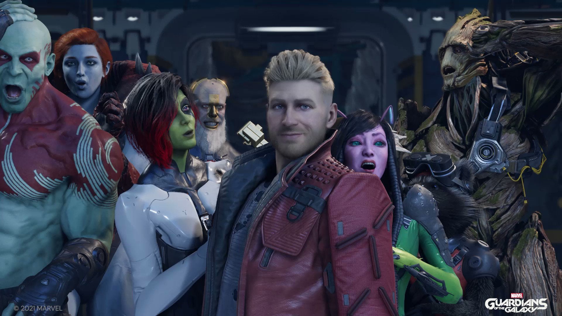 The secret to writing a truly funny game like Guardians of the Galaxy?  Vulnerability, tragedy, and free beer | VG247