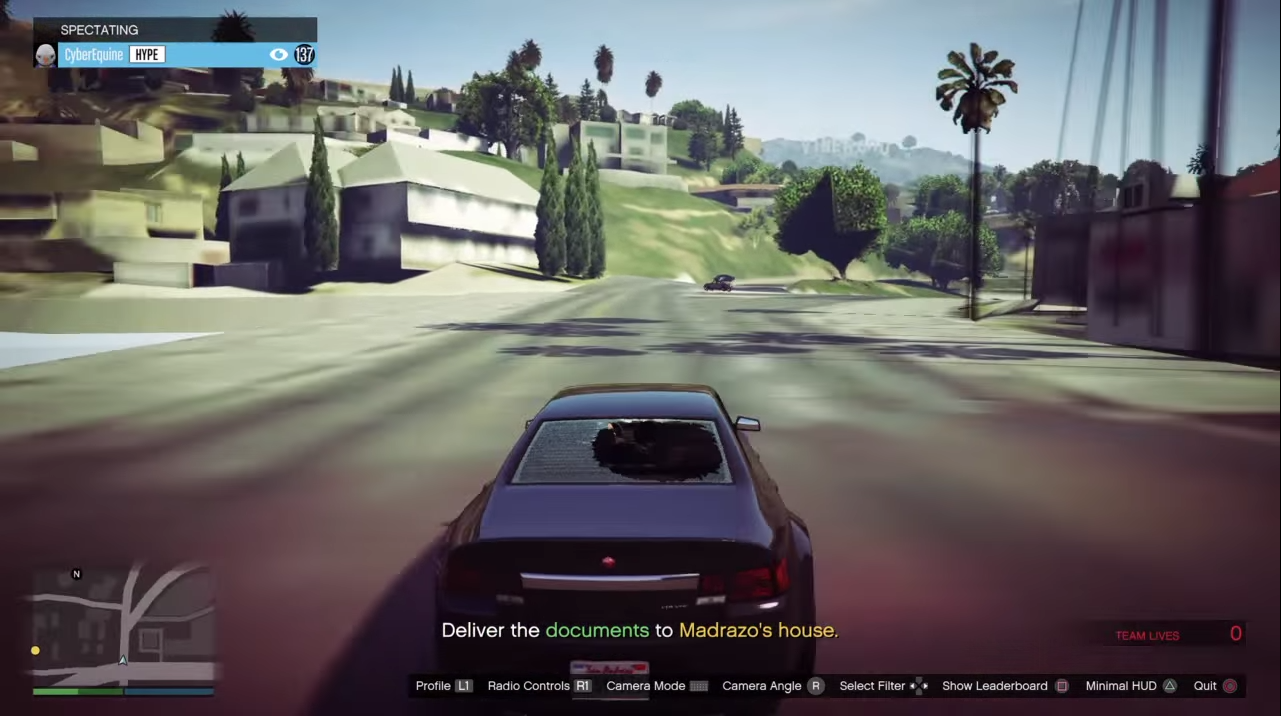 Image for An amazing GTA 5 glitch turns it into an N64 game