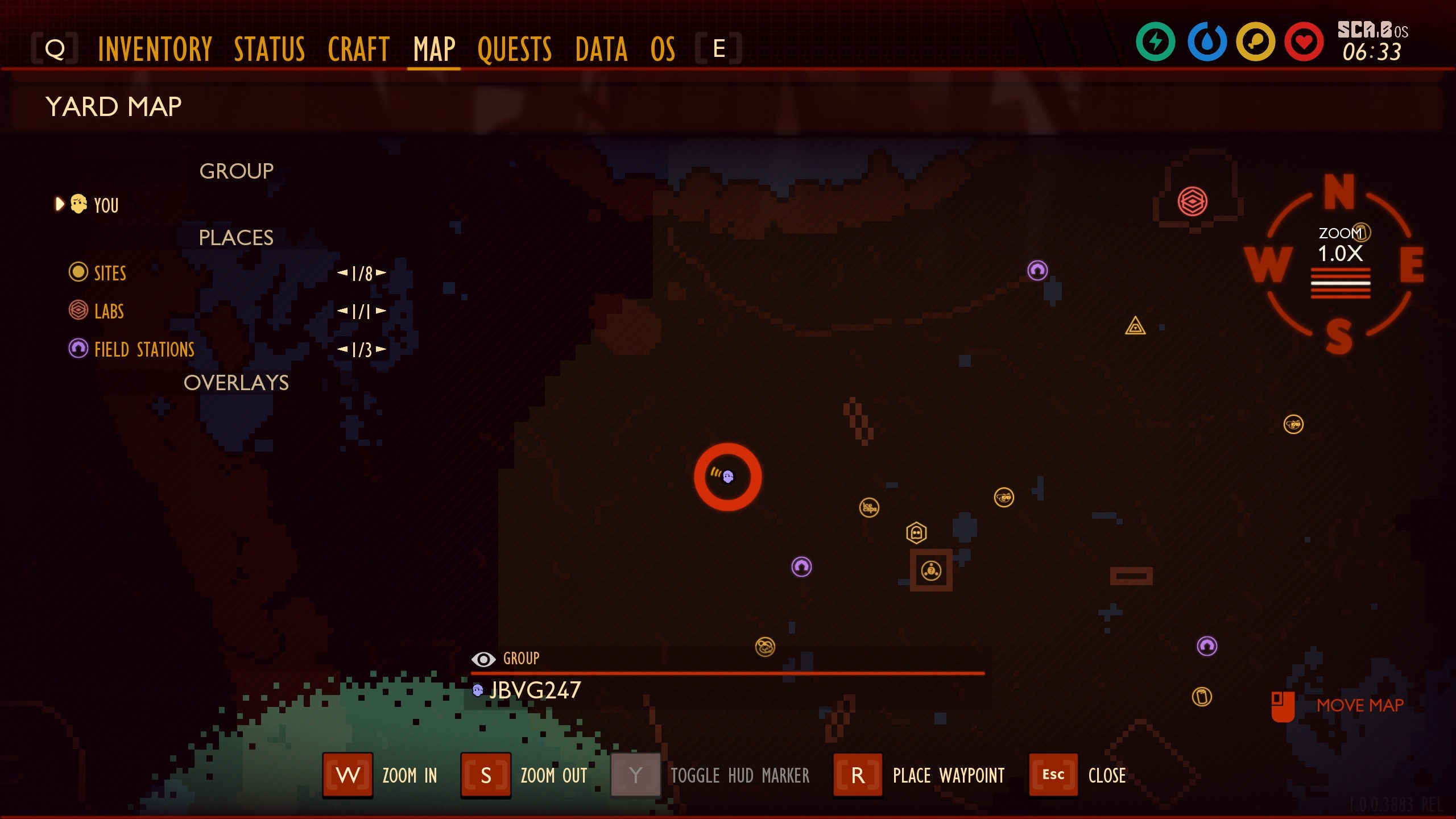 Grounded grave robbery burgl chip location