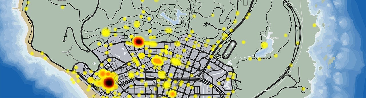 Image for GTA Online Heatmap: Uncovering the Most Popular Locations and Player Behavior in San Andreas