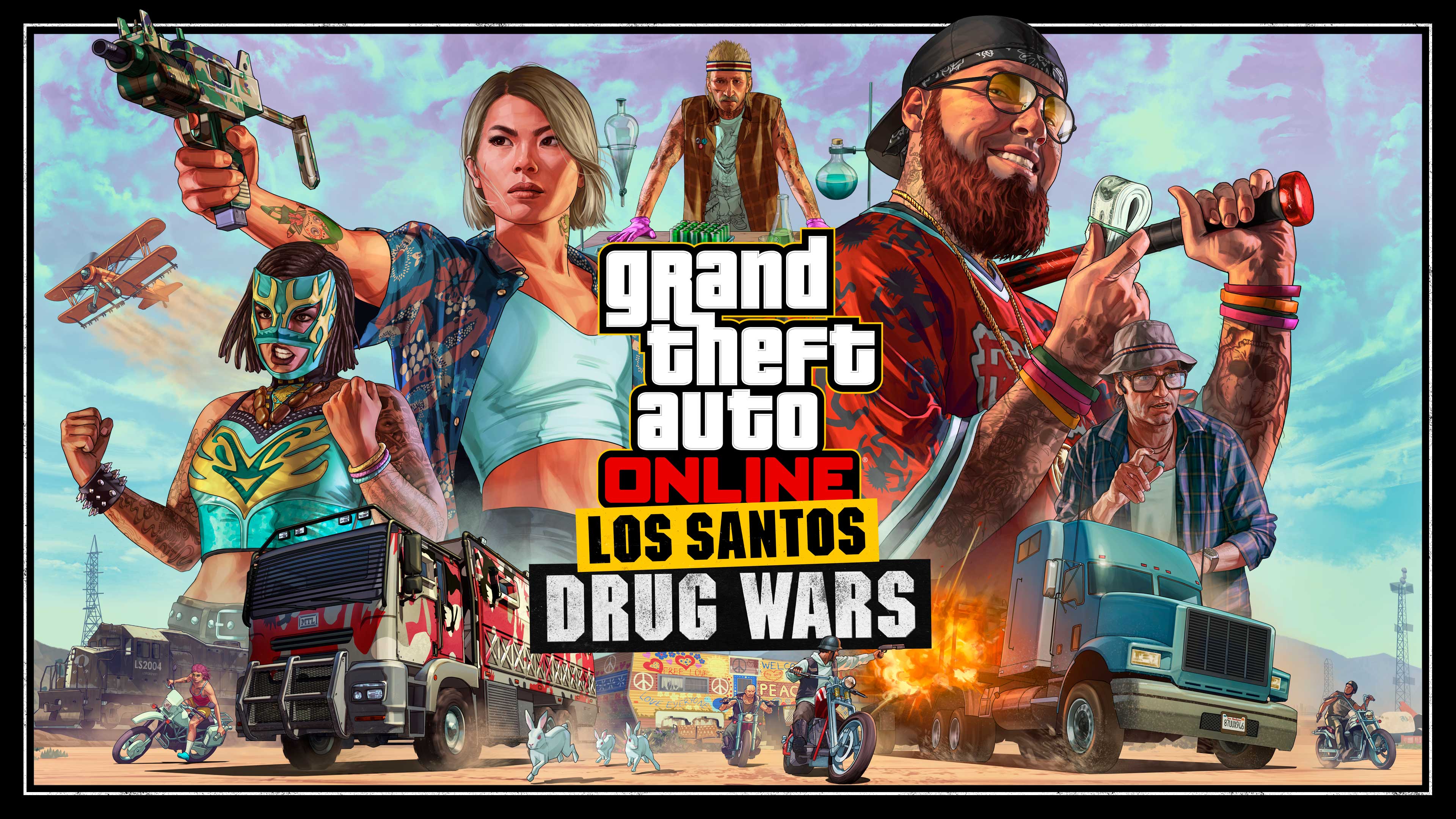 Image for GTA Online's Los Santos Drug Wars update finds you getting into the psychedelics trade