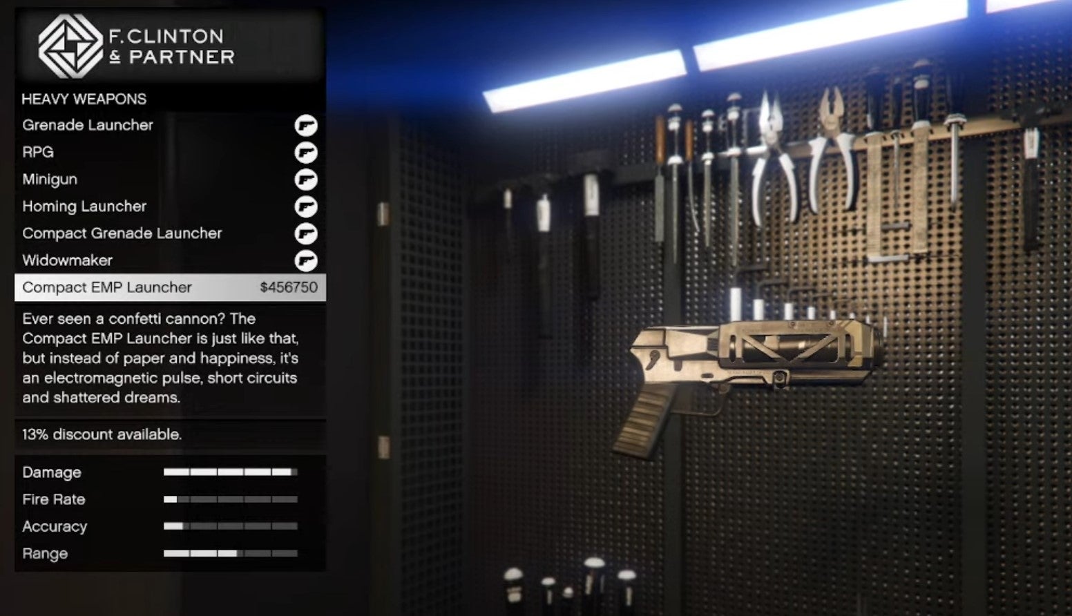 GTA Online The Contract New Weapons  Where do you get the Stun Gun and Compact EMP Launcher  - 17